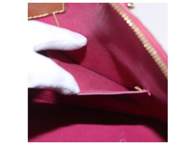 LOUIS VUITTON Monogram Vernis Alma PM Bolsa de Mão Rose Andian M91770 - vista 31