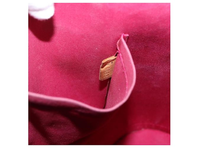 LOUIS VUITTON Monogram Vernis Alma PM Bolsa de Mão Rose Andian M91770 - vista 34