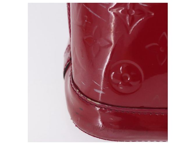 LOUIS VUITTON Monogram Vernis Alma PM Bolsa de Mão Rose Andian M91770 - vista 6