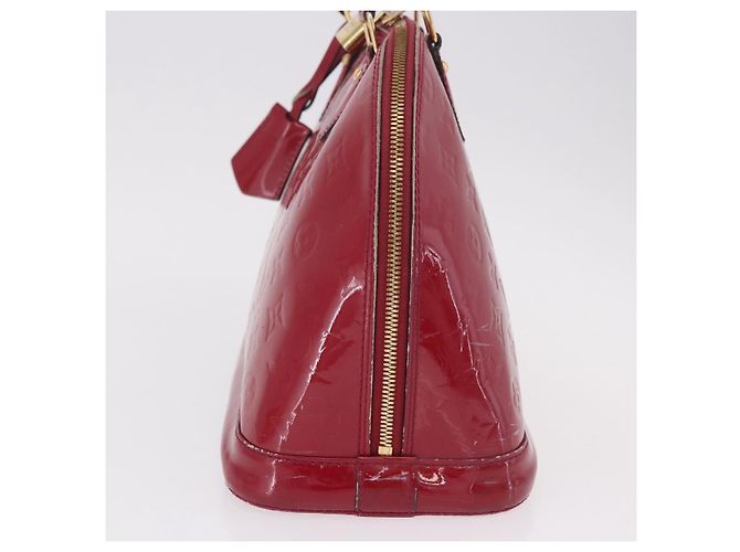 LOUIS VUITTON Monogram Vernis Alma PM Bolsa de Mão Rose Andian M91770 - vista 8