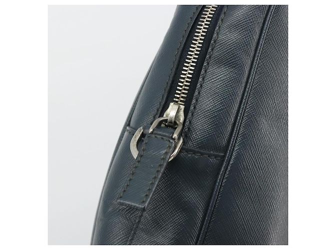 PRADA Business Bag Saffiano leather Navy Silver - vista 15