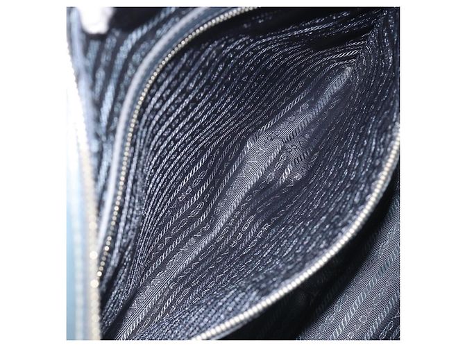 PRADA Business Bag Saffiano leather Navy Silver - vista 22