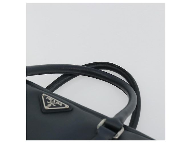 PRADA Business Bag Saffiano leather Navy Silver - vista 8