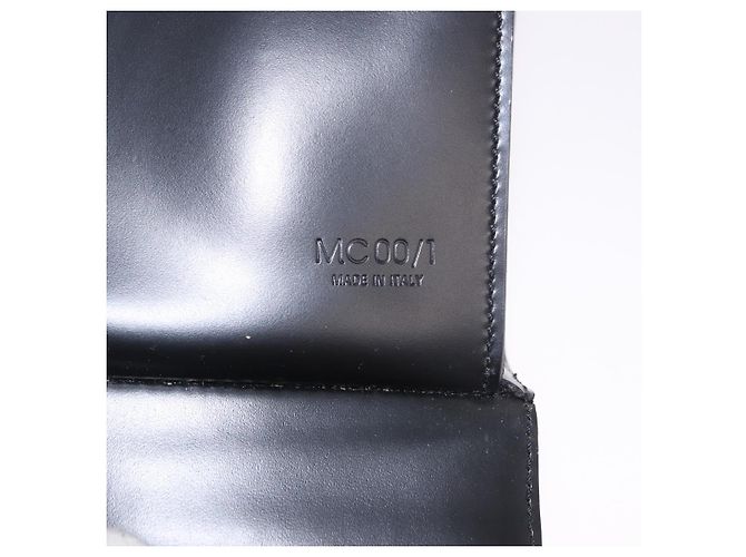 Céline CELINE Macadam Hand Bag PVC Leather Black Gold - vista 24