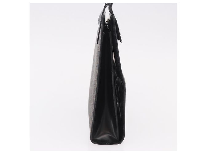 Céline CELINE Macadam Hand Bag PVC Leather Black Gold - vista 5