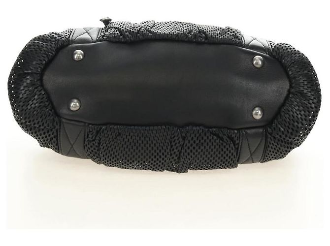 Miu Miu Hand Bag Leather 2way Black Silver - vista 11