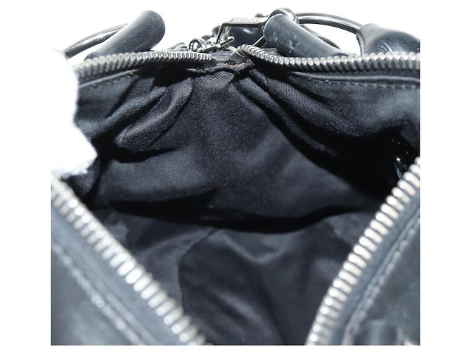 Miu Miu Hand Bag Leather 2way Black Silver - vista 23