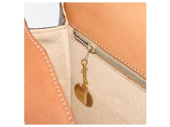 Céline CELINE Macadam Canvas Shoulder Bag PVC Leather Brown Gold - vista 23