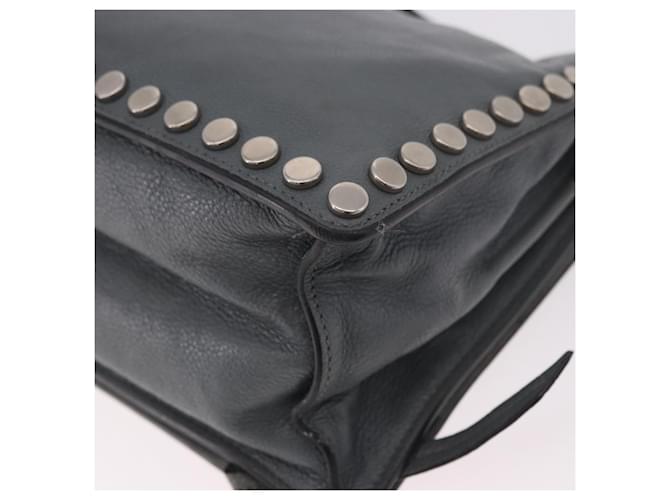 PRADA Shoulder Bag Leather 2way Gray Silver - vista 13
