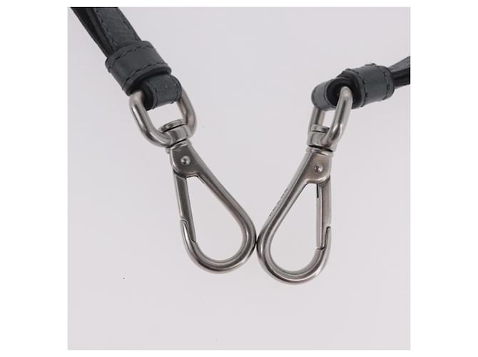 PRADA Shoulder Bag Leather 2way Gray Silver - vista 26