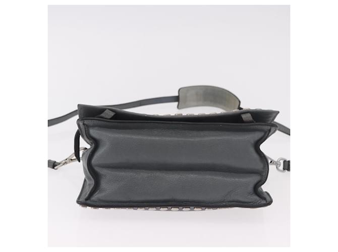 PRADA Shoulder Bag Leather 2way Gray Silver - vista 9