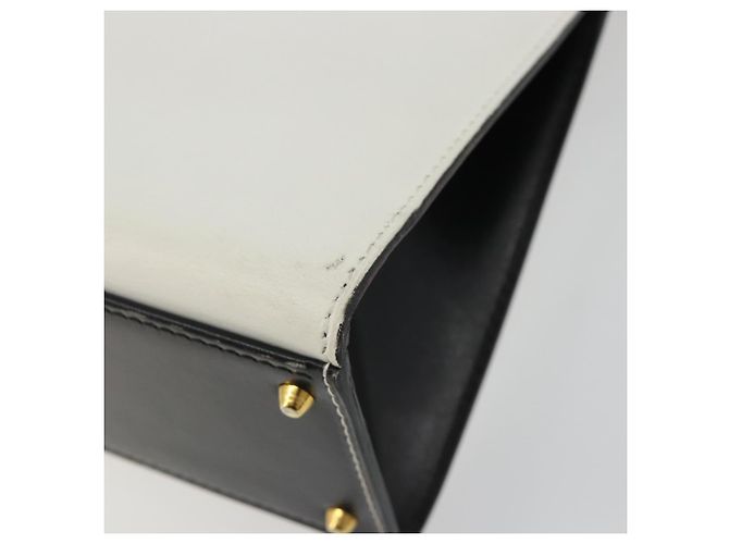 Céline CELINE Circle Shoulder Bag Leather White Gold - vista 15