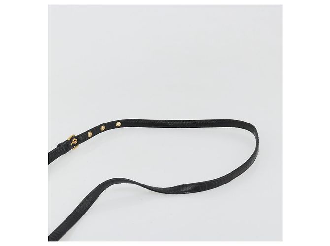 Miu Miu Hand Bag Leather 2way Black Gold - vista 14
