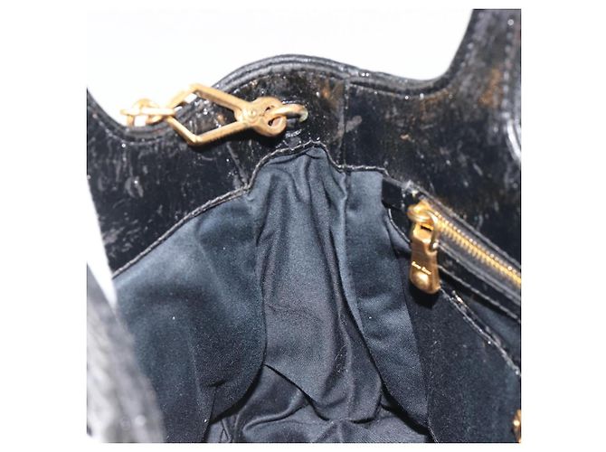 Miu Miu Hand Bag Leather 2way Black Gold - vista 22