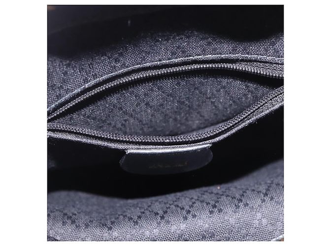GUCCI Bamboo Backpack Suede Black Gold 003 1705 0030 - vista 27