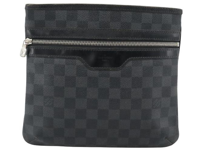 LOUIS VUITTON Damier Graphite Tomas Shoulder Bag N58028 LV - vista 13
