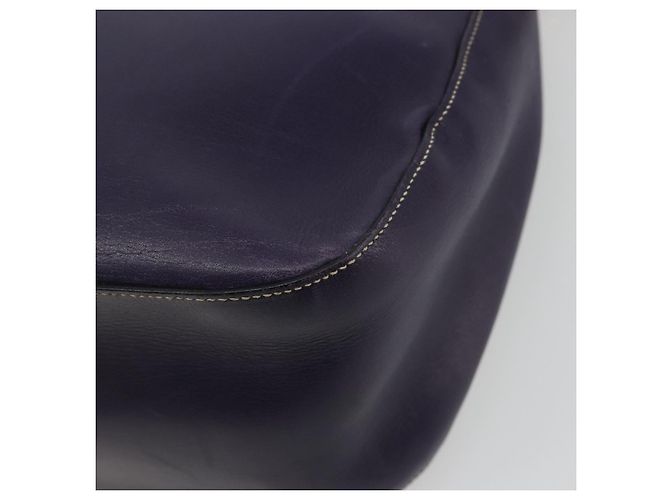 PRADA Schultertasche Leder Lila Gold - Ansicht 15