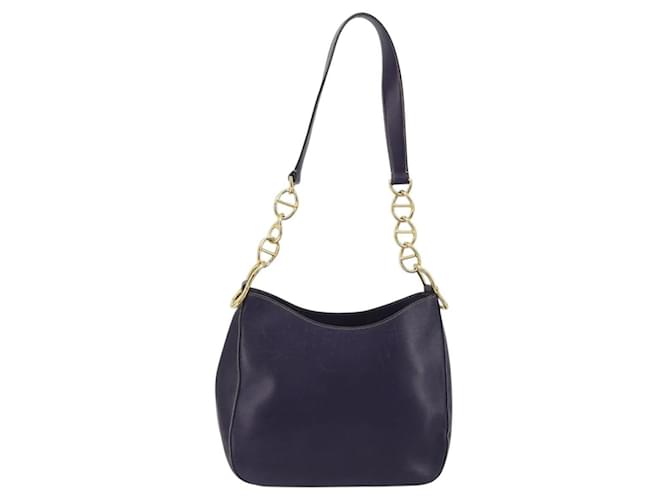 PRADA Schultertasche Leder Lila Gold - Ansicht 2