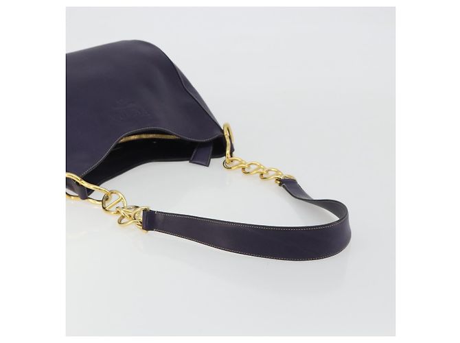 PRADA Schultertasche Leder Lila Gold - Ansicht 7
