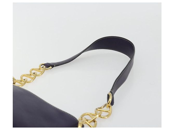 PRADA Schultertasche Leder Lila Gold - Ansicht 8