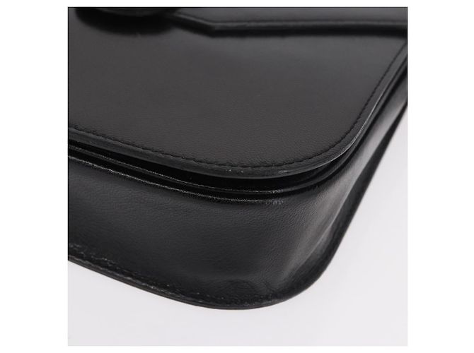 SAINT LAURENT Hand Bag Leather Black Gold - vista 14