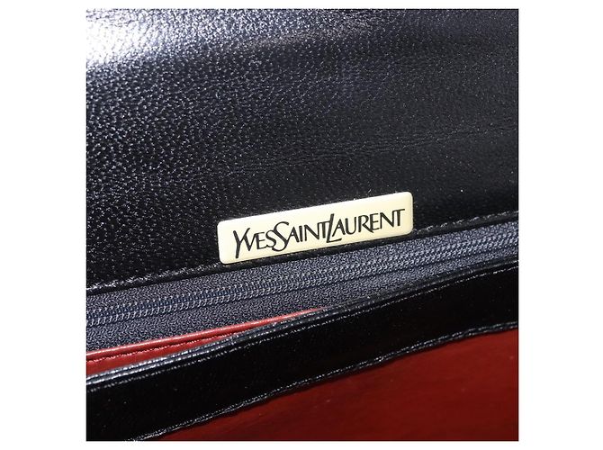 SAINT LAURENT Hand Bag Leather Black Gold - vista 19