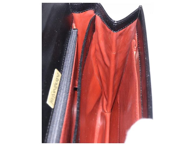 SAINT LAURENT Hand Bag Leather Black Gold - vista 21