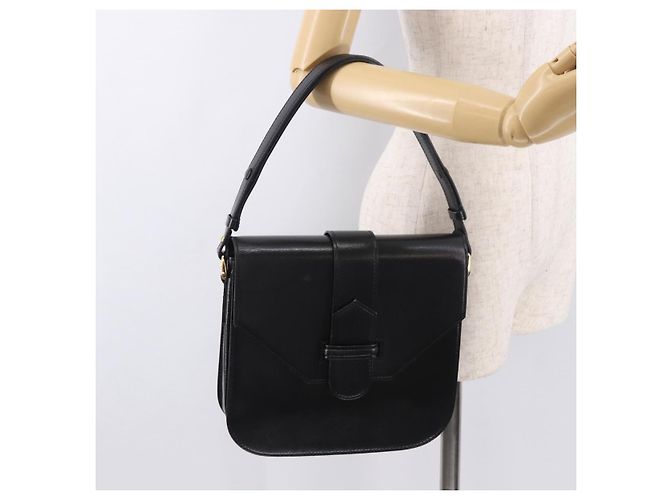 SAINT LAURENT Hand Bag Leather Black Gold - vista 26