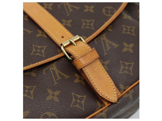 LOUIS VUITTON Monogram Saumur 35 Shoulder Bag M42254 LV - vista 19