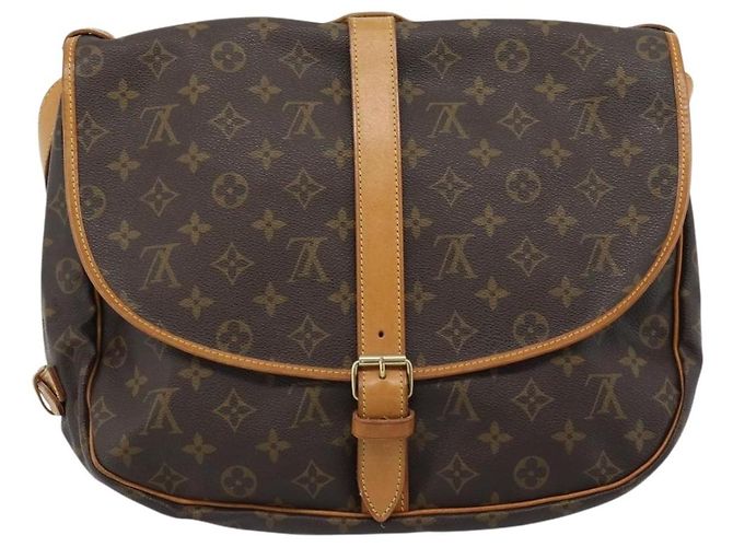 LOUIS VUITTON Monogram Saumur 35 Shoulder Bag M42254 LV - vista 2