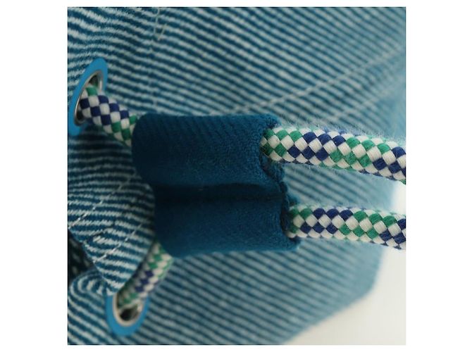 Hermès HERMES Purse Epope Shoulder Bag Wool Blue - vista 9