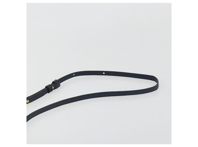 Céline CELINE Trio Shoulder Bag Leather Navy Gold - vista 14