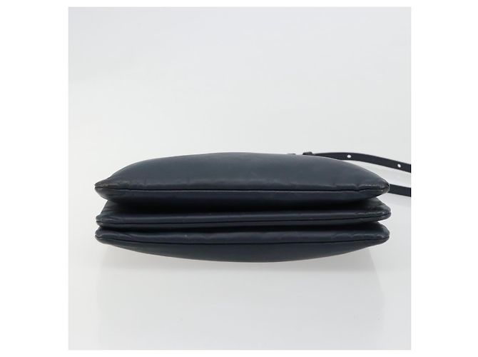 Céline CELINE Trio Shoulder Bag Leather Navy Gold - vista 5