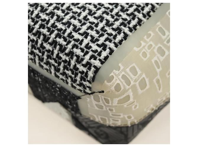 CHANEL Patchwork Tote Bag rubber Black Silver CC - vista 16