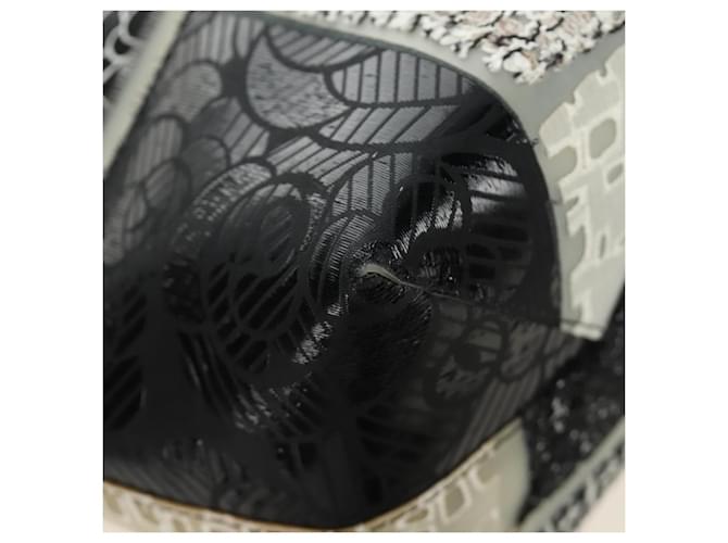CHANEL Patchwork Tote Bag rubber Black Silver CC - vista 17