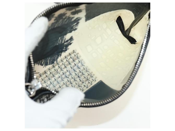 CHANEL Patchwork Tote Bag rubber Black Silver CC - vista 23