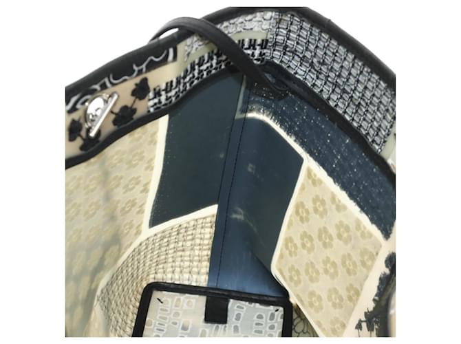 CHANEL Patchwork Tote Bag rubber Black Silver CC - vista 26