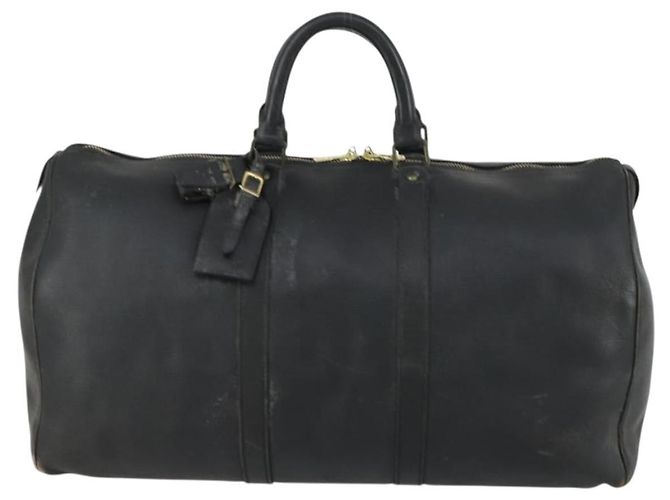 LOUIS VUITTON Epi Keepall 50 Boston Bag Black M42962 LV - vista 13