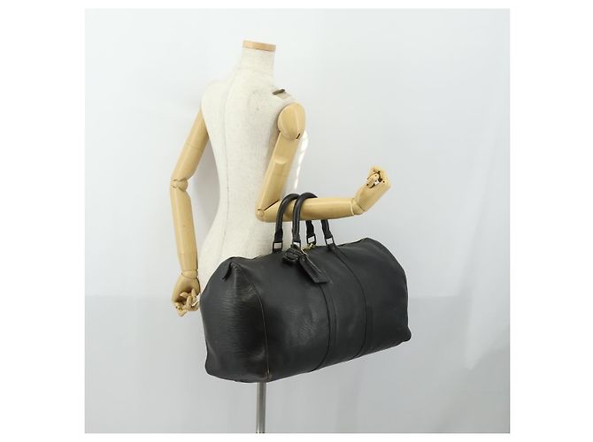 LOUIS VUITTON Epi Keepall 50 Boston Bag Black M42962 LV - vista 23