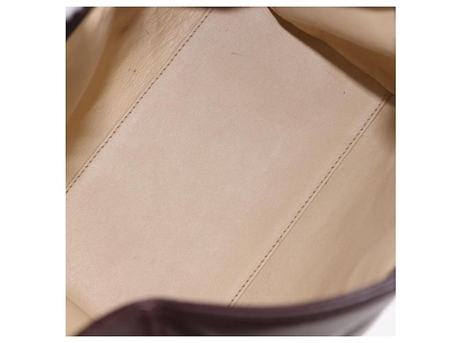 FENDI Shoulder Bag Leather Brown Gold - vista 11