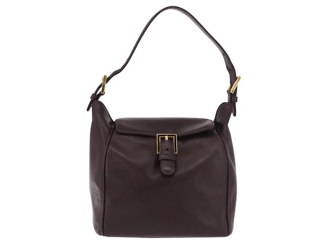 FENDI Shoulder Bag Leather Brown Gold - vista 13