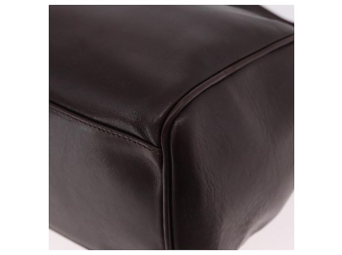 FENDI Shoulder Bag Leather Brown Gold - vista 17