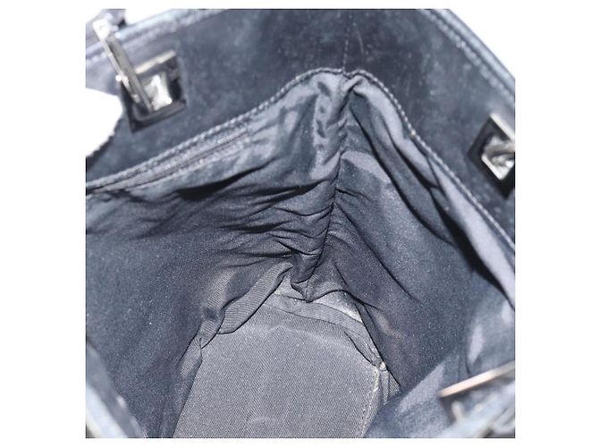 GUCCI GG Canvas Tote Bag Black Silver 31244 - vista 17