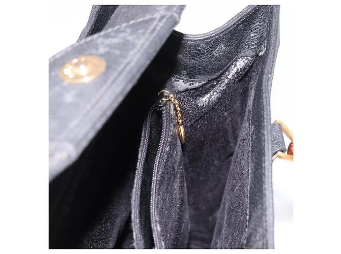 GUCCI Bamboo Hand Bag Suede Black Gold - vista 17