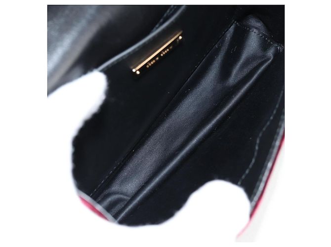 Miu Miu Matelasse Bijoux Shoulder Bag Velor Wine Red Gold - view 10