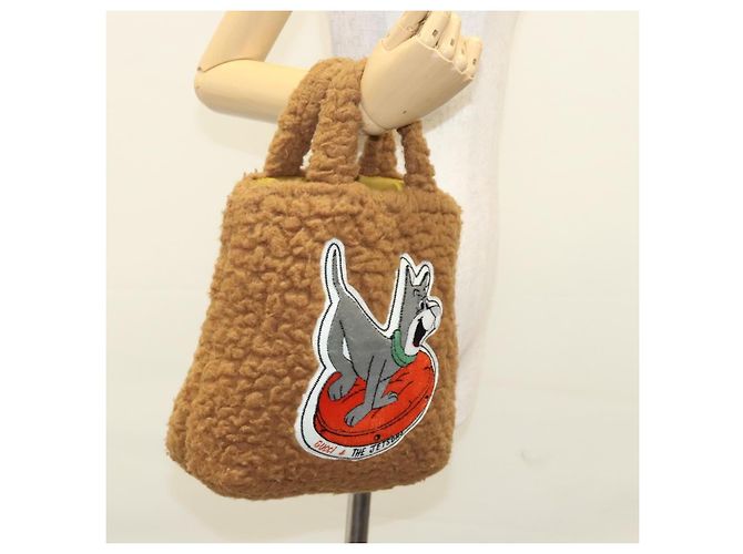 GUCCI Jetsons Collaboration Hand Bag Wool Brown 752175 - vista 21