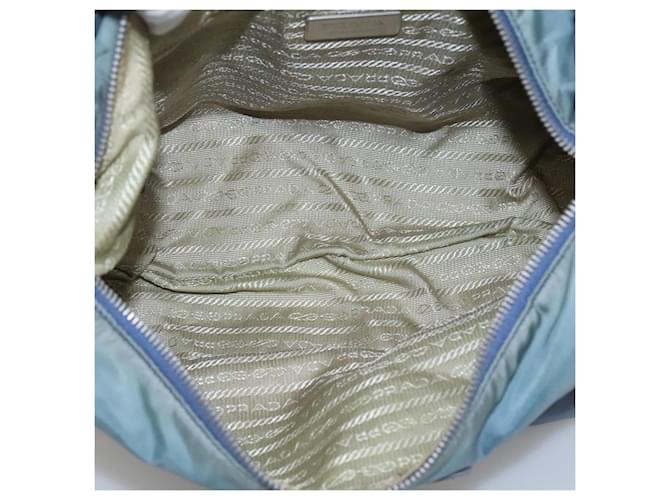 PRADA Shoulder Bag Nylon Blue Silver - vista 11