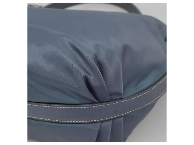 PRADA Shoulder Bag Nylon Blue Silver - vista 15