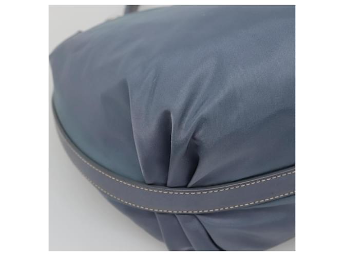 PRADA Shoulder Bag Nylon Blue Silver - vista 16