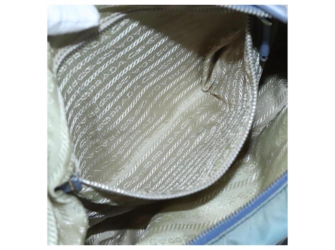 PRADA Shoulder Bag Nylon Blue Silver - vista 21